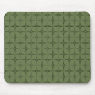 Retro Fabulous Mousepad, Clover Green Mouse Mat