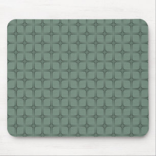 Retro Fabulous Mousepad, Dark Sage Mouse Mat