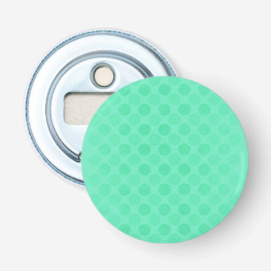 Retro faded green circles pattern bottle opener