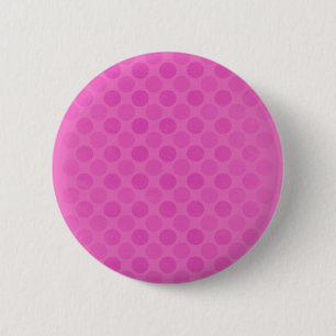 Retro faded pink circles pattern 6 cm round badge