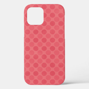 Retro faded red circles pattern Case-Mate iPhone c 12 Case