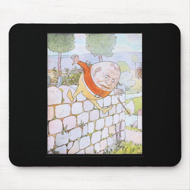 Retro Fairy The Great Fall Humpty Dumpty 1 Mouse Mat (Front)
