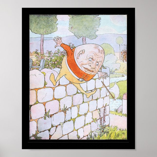 Retro Fairy The Great Fall Humpty Dumpty 1 Poster (Front)