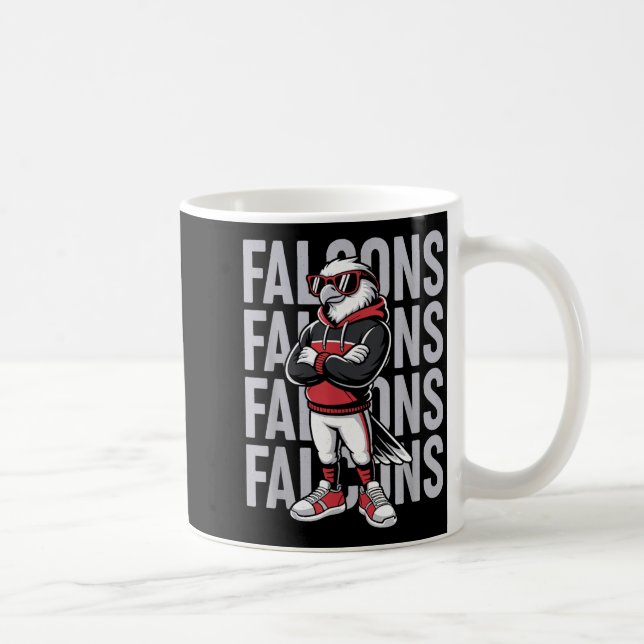 Retro Falcon Gift For Men Women Boys Girls Kids  Coffee Mug (Right)