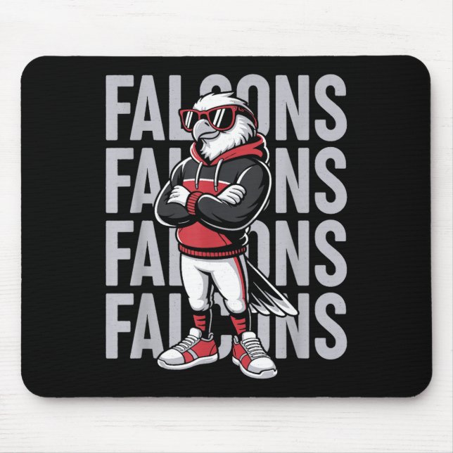 Retro Falcon Gift For Men Women Boys Girls Kids  Mouse Mat (Front)