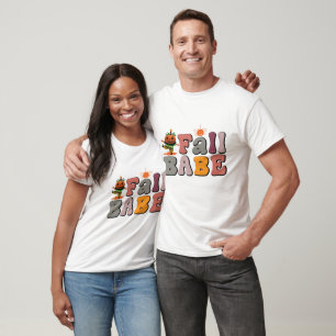 Retro Fall Babe - Fall T-Shirt