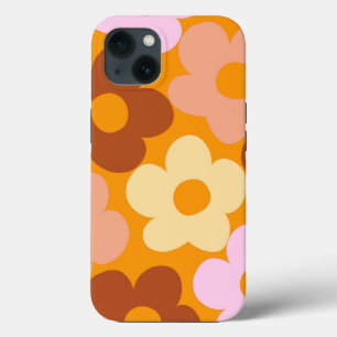 Retro Fall Daisies #3 #floral #retro #decor #art iPhone 13 Case