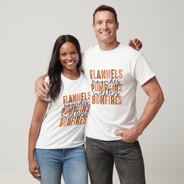 Retro Fall Typography - Fall T-Shirt (Unisex)