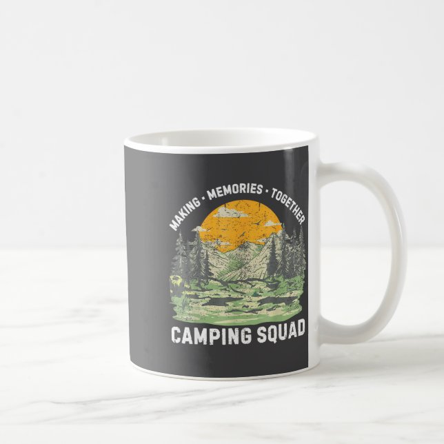 Retro Family Camng Crew Est 2025 Camper Camp Camng Coffee Mug (Right)