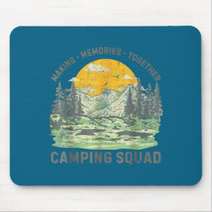 Retro Family Camng Crew Est 2025 Camper Camp Camng Mouse Mat