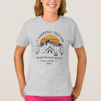 Retro Family Camping Squad Custom Daughter