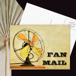 Retro Fan Mail Post Card<br><div class="desc">A versatile retro-look "Fan Mail" post card to make your friends and family smile. There are so many uses for this humourous sentiment: say thanks, brighten up someone's day, send words of encouragement, let someone know how much they mean to you, get well/speedy recovery wishes, send to a celebrity, and...</div>