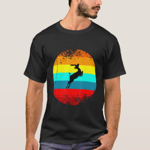 Retro Farm Animal Graphic With A Vintage Deer Rein T-Shirt