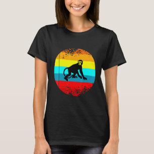 Retro Farm Animal Graphic With A Vintage Monkey T-Shirt