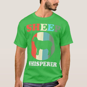 Retro Farm Farmer Ranch Sheep Whisperer T-Shirt