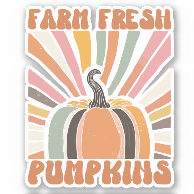Retro Farm Fresh Pumpkins (Front)