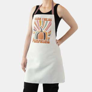 Retro Farm Fresh Pumpkins Apron