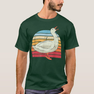 Retro Farmer Geese Animal Lover Farm Bird Goose T- T-Shirt