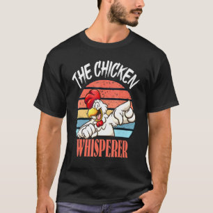 Retro Farmer Ideas Love Farming Chicken Whisperer T-Shirt