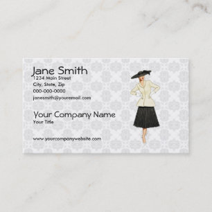 Retro Fashion Business Card