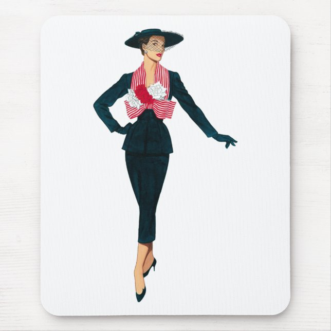 Retro Fashion Mousepad (Front)