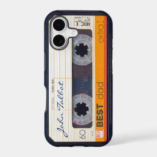 Retro Fashioned 80s Mixtape Cassette Best Dad iPC