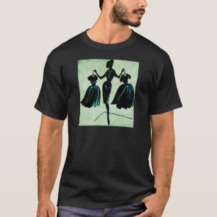Retro Fashionista Silhouette T-Shirt