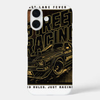 Retro Fast Lane Fever Sports Car Art