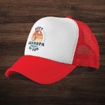 Retro Fathers Day Best Grandpa By Par Golf Custom Trucker Hat<br><div class="desc">Retro Best Grandpa By Par design you can customise for the recipient of this cute golf theme design. Perfect gift for Father's Day or grandfather's birthday. The text "GRANDPA" can be customised with any dad moniker by clicking the "Personalise" button above. Can also double as a company swag if you...</div>