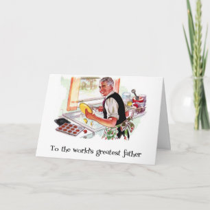 Retro Fathers Day Card