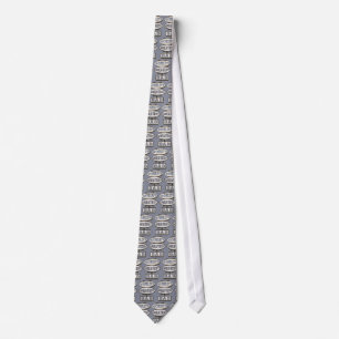 Retro Father's Day / Greatest Dad Tie Blue