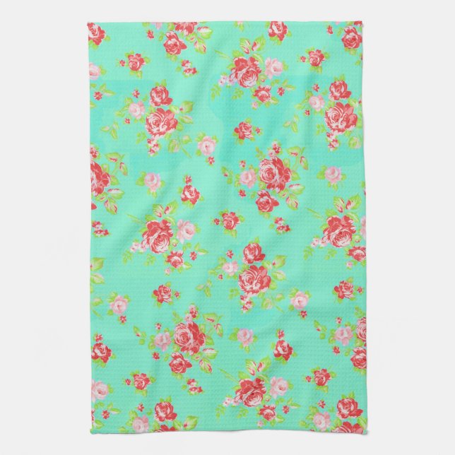 Retro Fathers Day Kitchen Towel (Vertical)