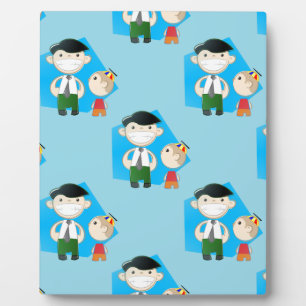 retro fathers day plaque