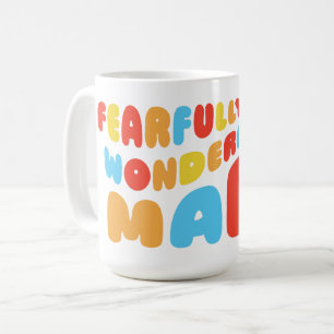 Retro Fearfully & Wonderfully Made Psalms 139:14 Coffee Mug