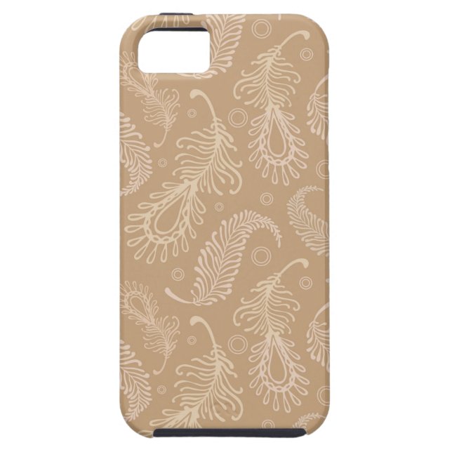 Retro-feater-pale-pattern Case-Mate iPhone Case (Back)