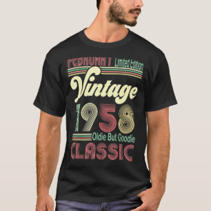 Retro February 1958 Vintage Oldie But Goodie 63rd T-Shirt