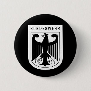 Retro - Federal Republic of Germany Bundeswehr 6 Cm Round Badge