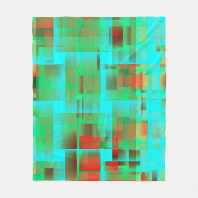 retro feelings in the city fleece blanket (Front)