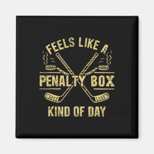 Retro Feels Like A Penalty Box Kind Of Day Funny H Magnet