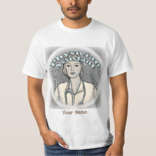Retro Female Physician Assistant  T-Shirt