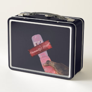 retro feminist aesthetic lunch box