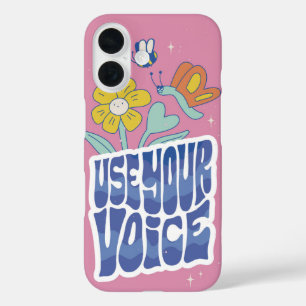 Retro Feminist Nature iPhone 16 Case