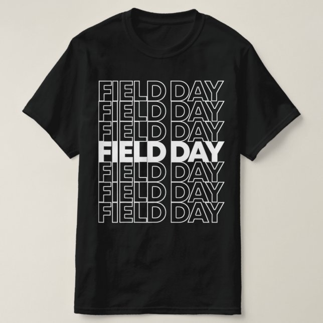 Retro Field Day 1 T-Shirt (Design Front)