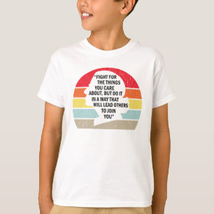 Retro Fight For The Things You Care About T-Shirt