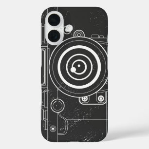 Retro Film Camera iPhone 16 Case