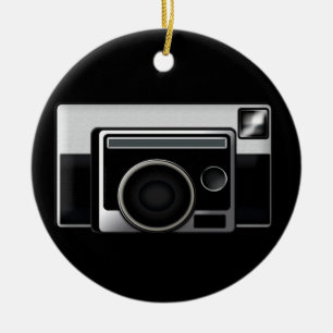 Retro Film Camera Ceramic Tree Decoration
