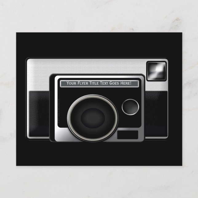 Retro Film Camera Flyer (Front)