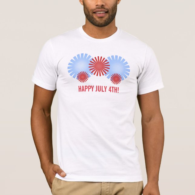 Retro Fireworks Men's Tee (Front)