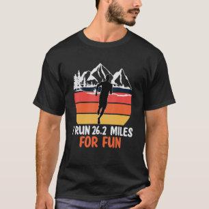Retro First Marathoner Marathon Finisher 26 2 Runn T-Shirt