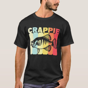 Retro Fish Crappie Fishing T-Shirt